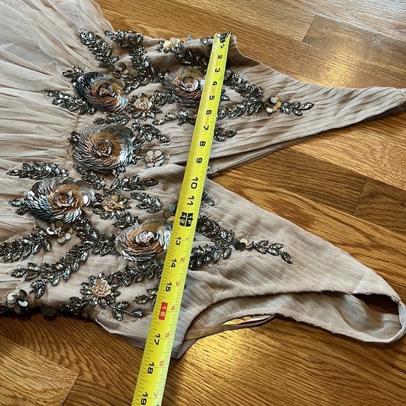 BHLDN Isabel Maxi Dress Sequins in Cream Size 12 NWT - Picture 12 of 16